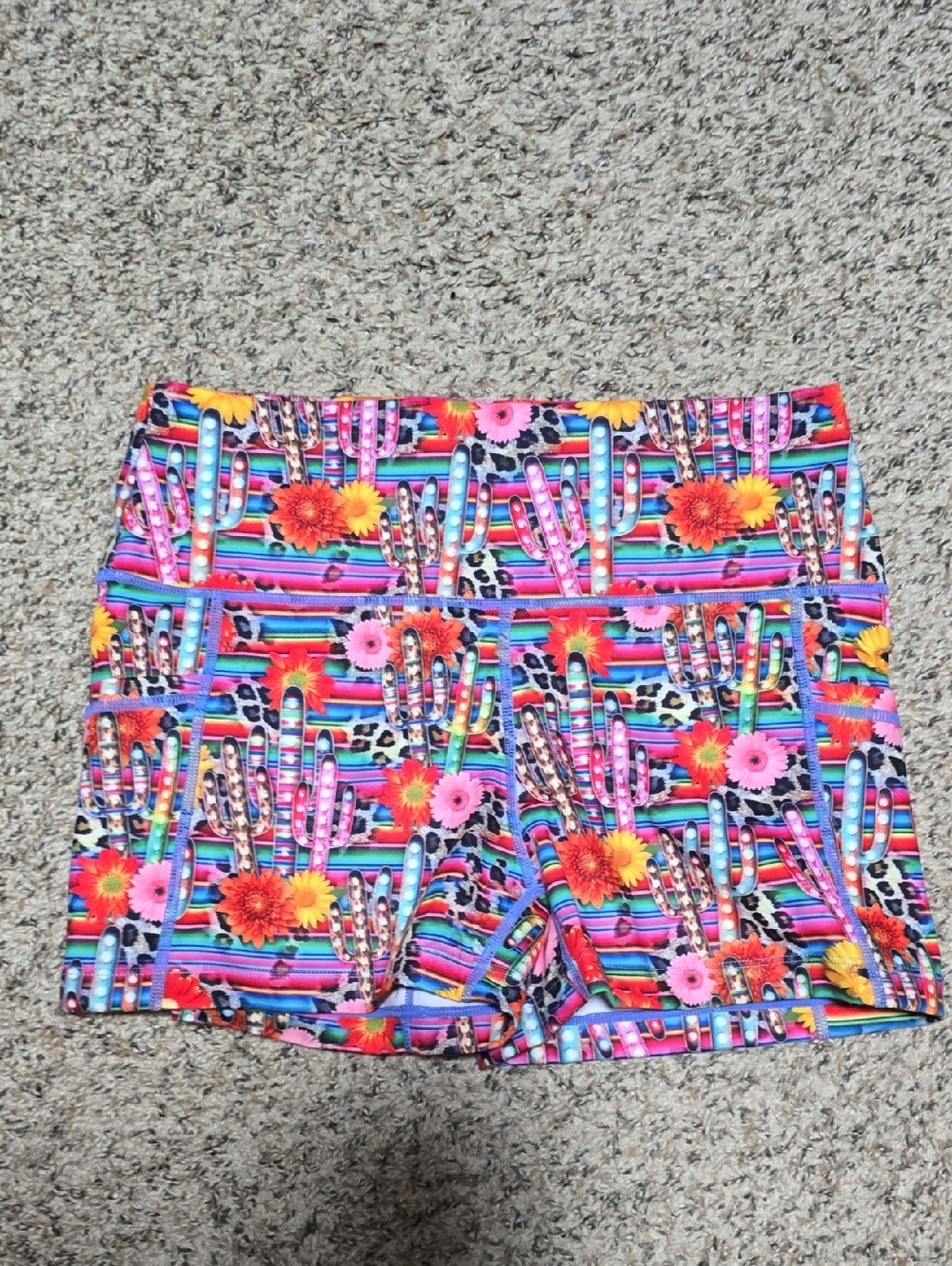 Constantly Varied Gear Bright Multicolor Cactus & Floral 2.5 Inch Shorts